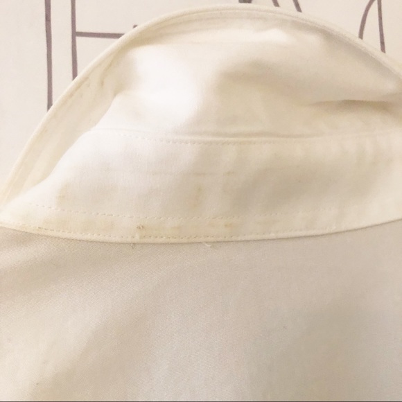 Red Valentino: ruffle front button down blouse - Picture 6 of 8